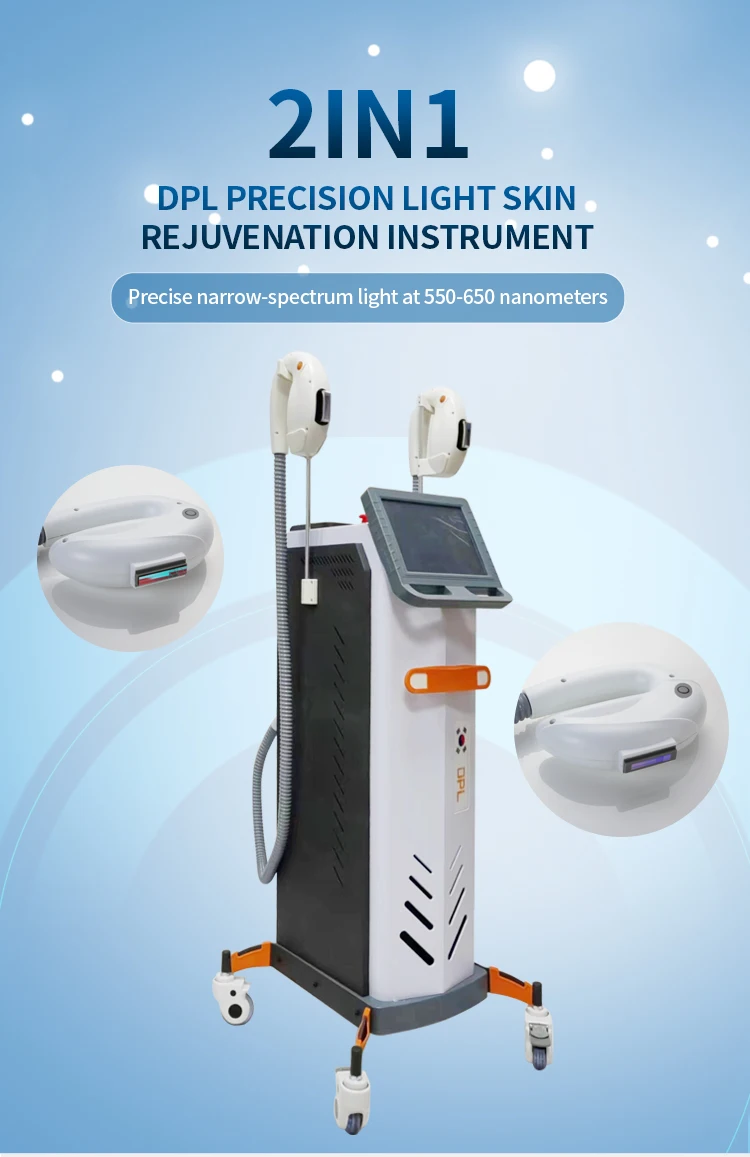Functional Skin Care Skin Rejuvenation Machine Redness Removal DPL 550-650nm Spot Removal Fast Hair Removal Machine