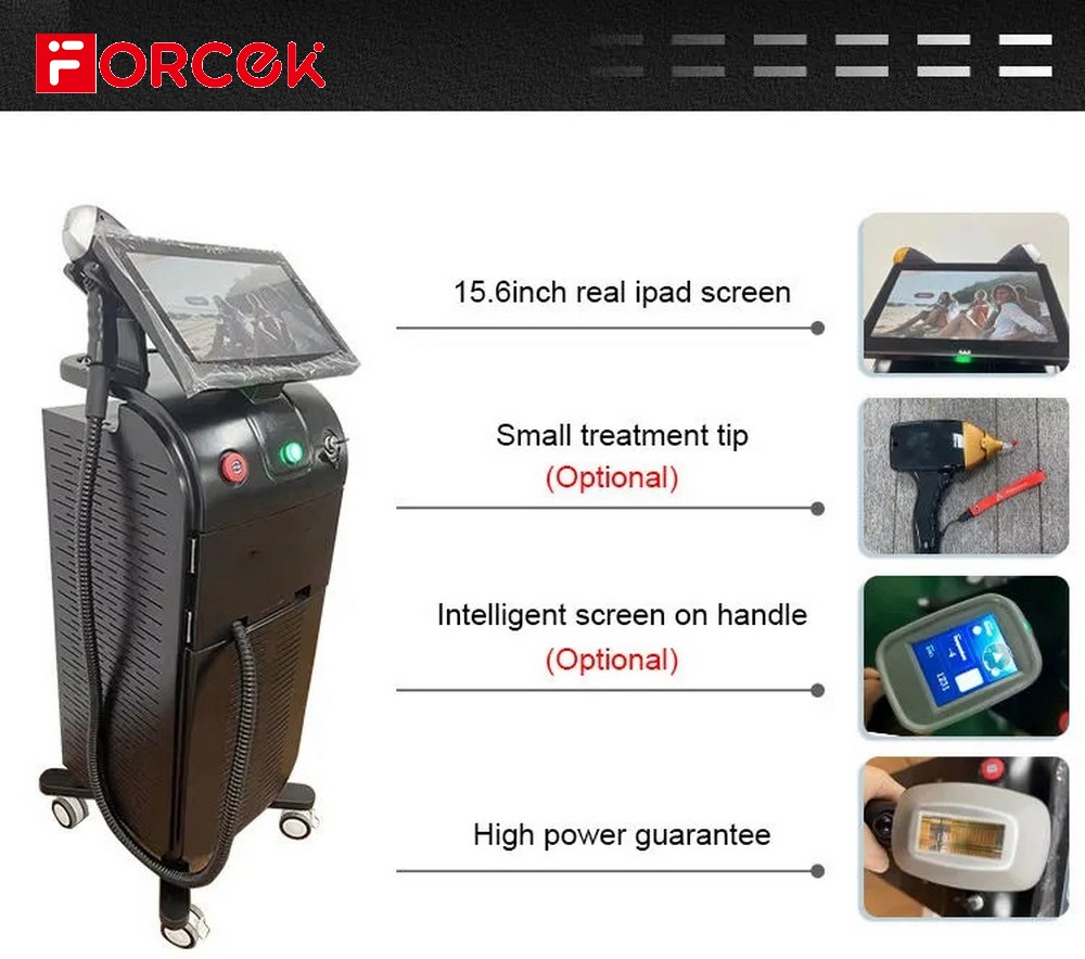 2000W 808nm Epilator Diode Laser Painless Hair Remover Beauty Machine 755 808 1064nm