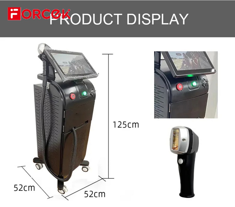 2000W 808nm Epilator Diode Laser Painless Hair Remover Beauty Machine 755 808 1064nm