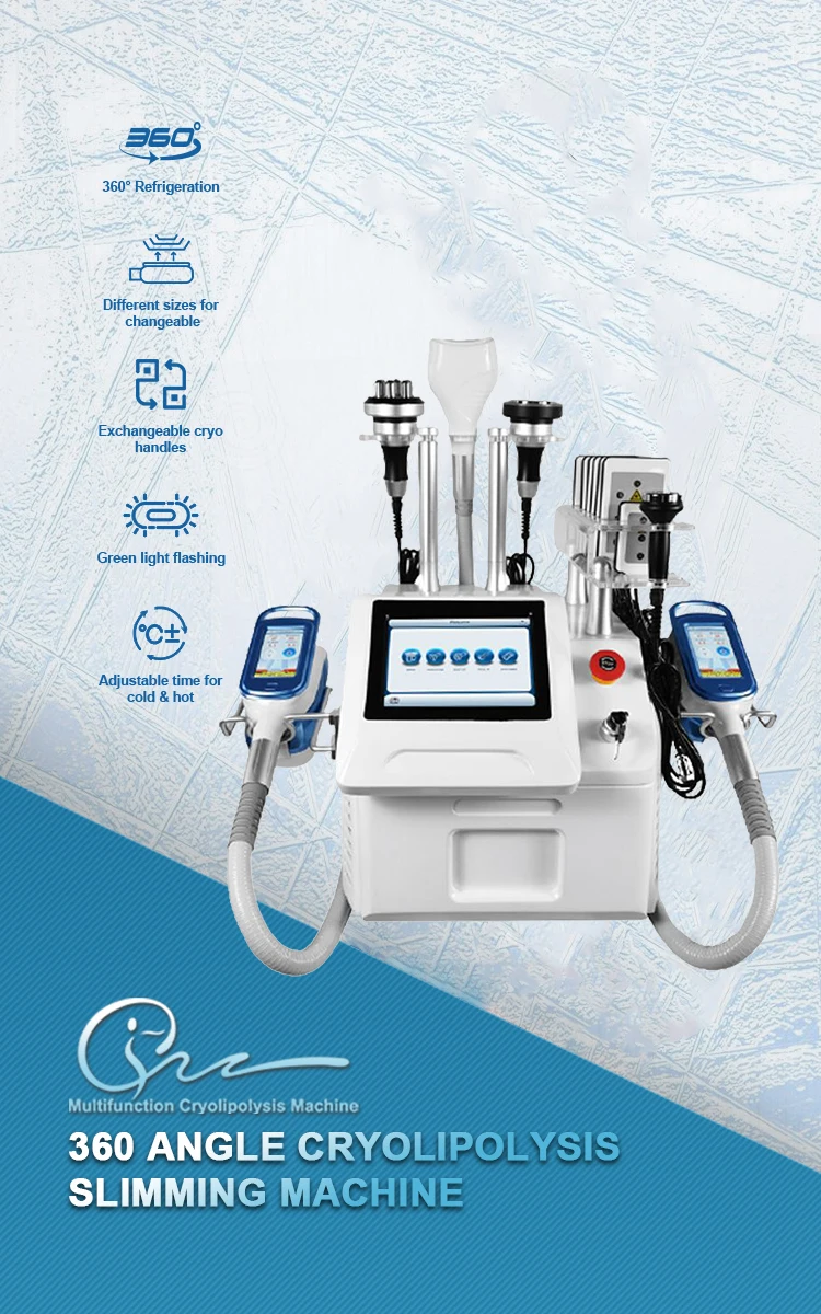 High Quality Cryo Therapy 360 Degree Cryolipolyse Fat Freeze Slimming Machine