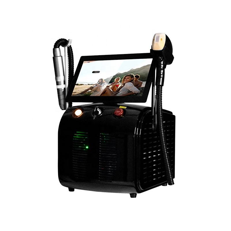 Multi functional 2-in-1 Pico Laser Tattoo Pigment Removal Ice Titanium Diode Laser Skin Rejuvenation Hair Removal Machine