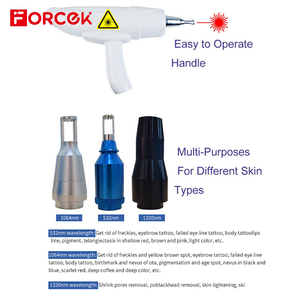 1200W Q-Switch Nd Yag Laser 1064nm532nm1320nm Tattoo Removal Picosecond Laser Machine