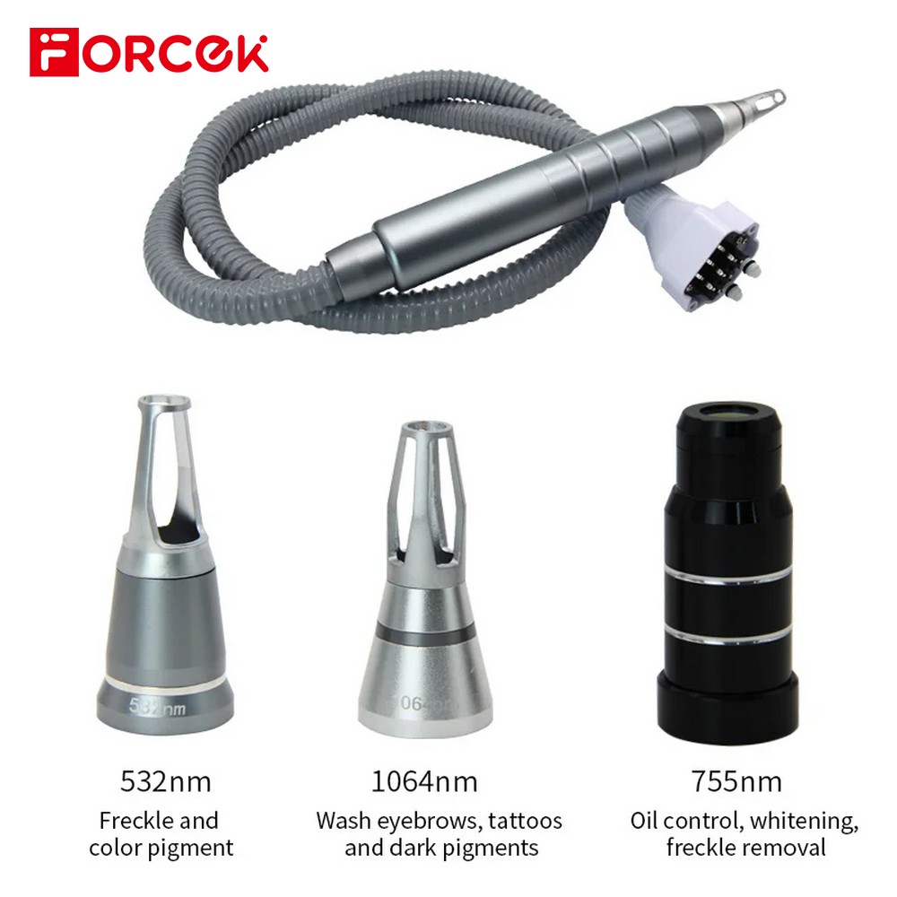 2000W Picosecond 1064nm 755nm 532nm Nd Yag Laser Pico Laser Tattoo Removal Remove Freckles Birthmark Pigment Removal Machine