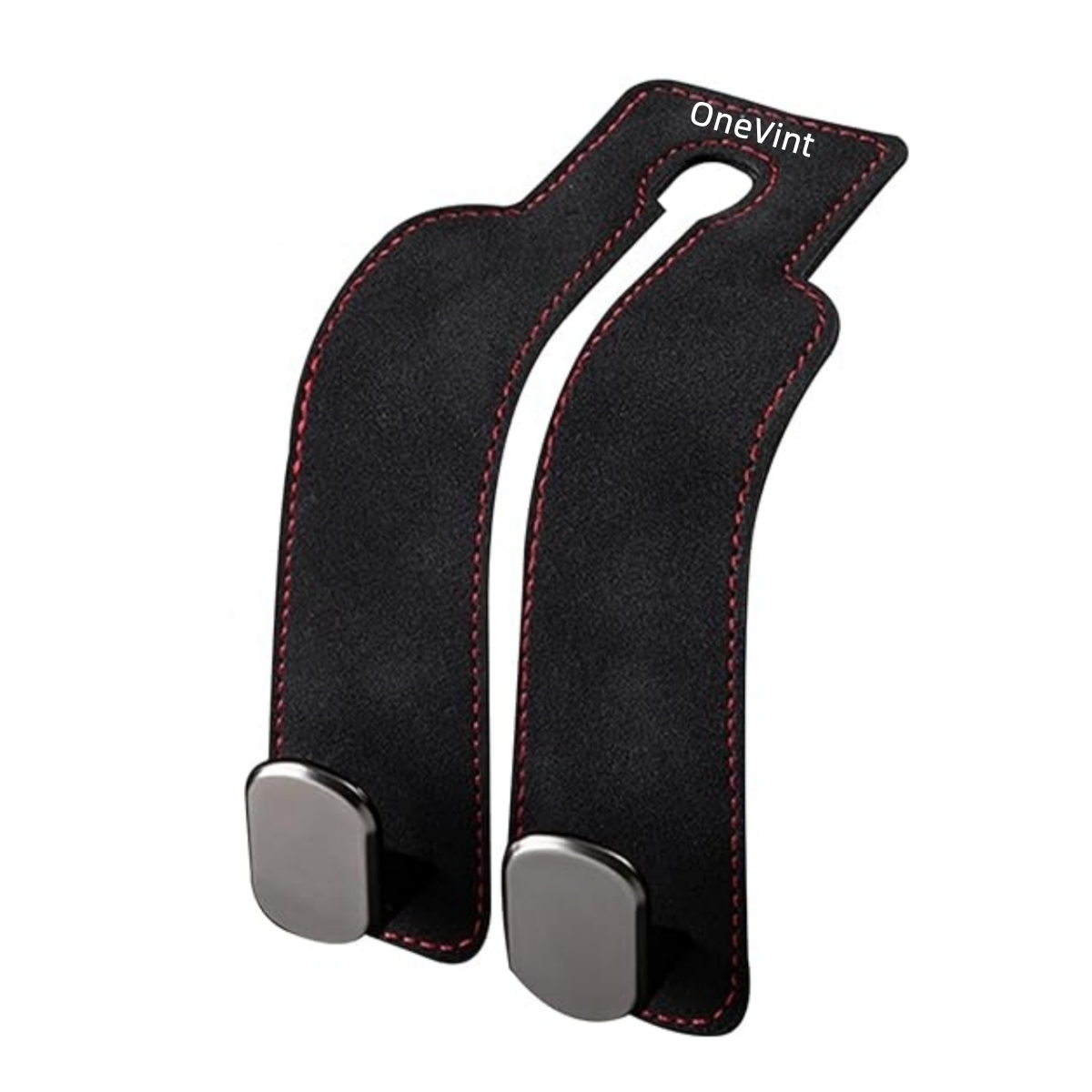 OneVint Leather Headrest Hooks for Car Seats, 2 Pack