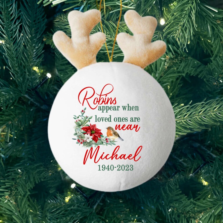 Your Dog- Personalised Fabric Christmas Ornament -