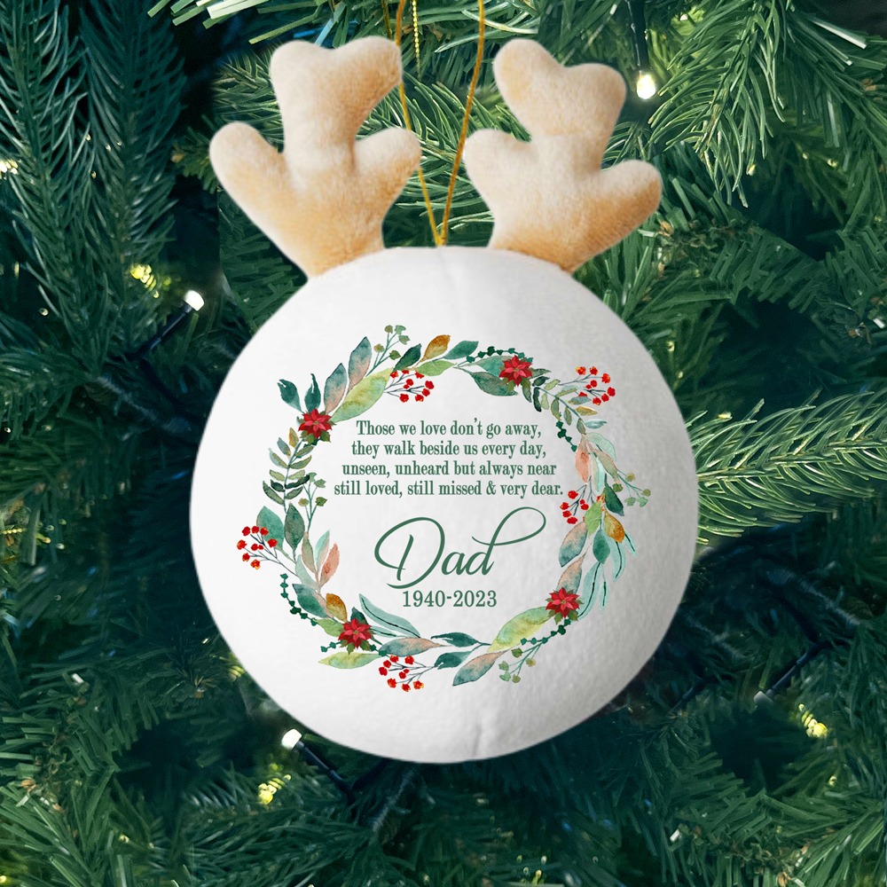 Your Dog- Personalised Fabric Christmas Ornament -