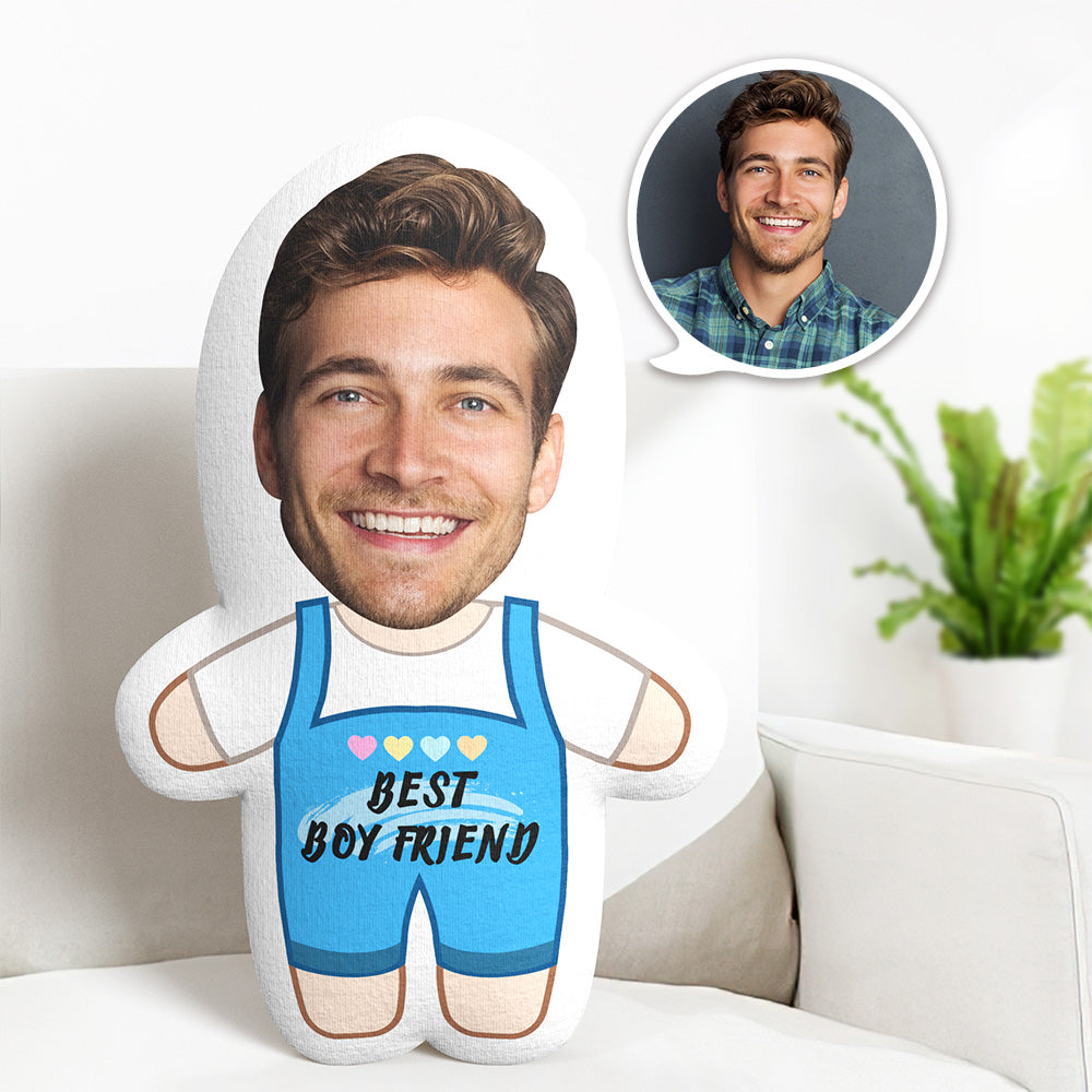 Custom Pillow Face Body Pillow Best Boyfriend Pillow Personalized Photo Pillow Couple Gifts MiniMe Pillow - 