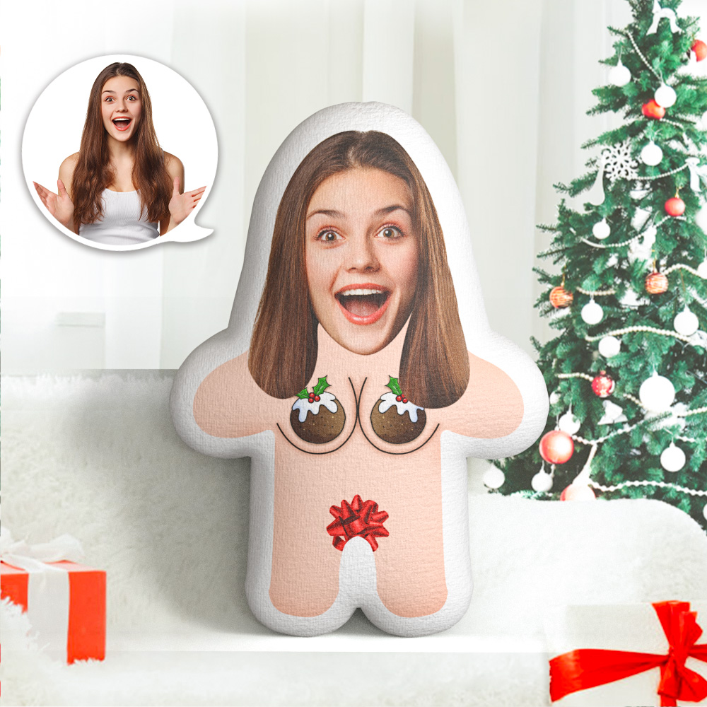Personalized Face Photo Pillow Christmas MiniMe Sexy Pillow Gifts for Girlfriend - 
