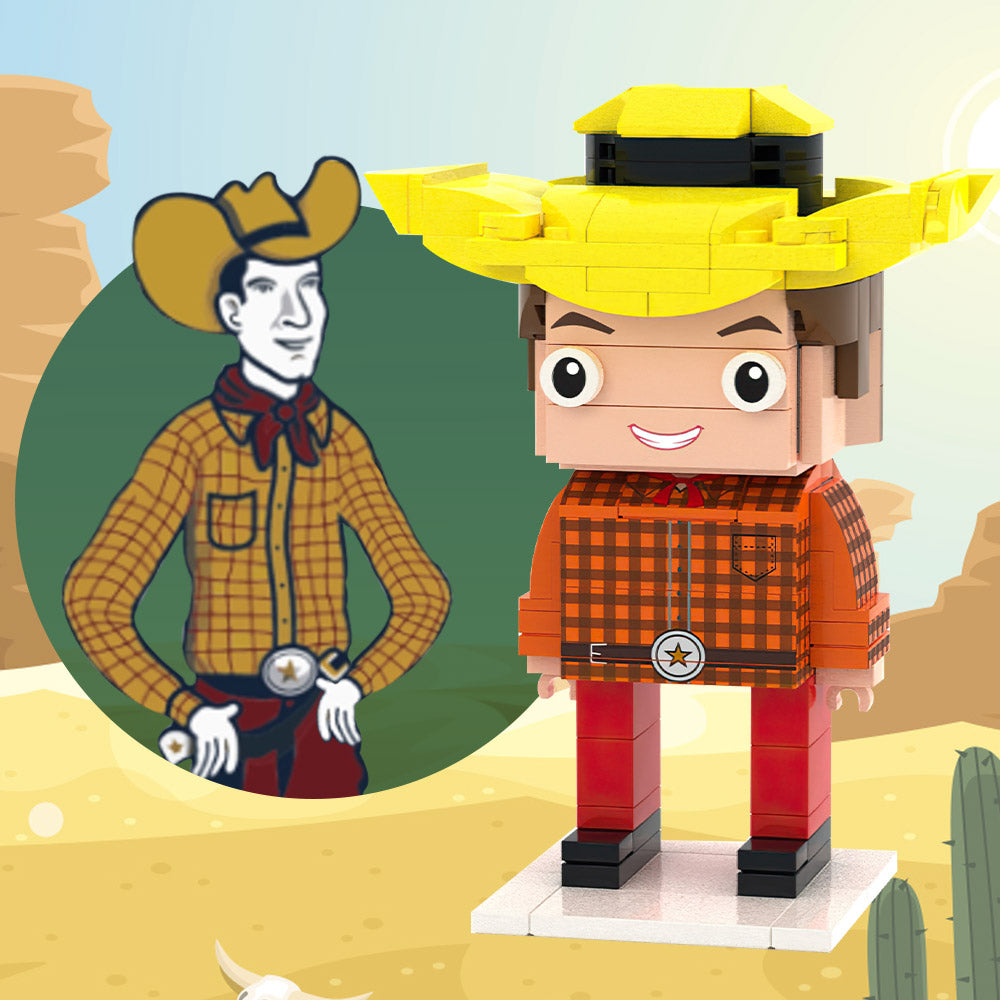 Personalized Building Bricks Full Body Customizable 1 Person Custom Figures Particle Assembly Toy Brick Me Figures - 