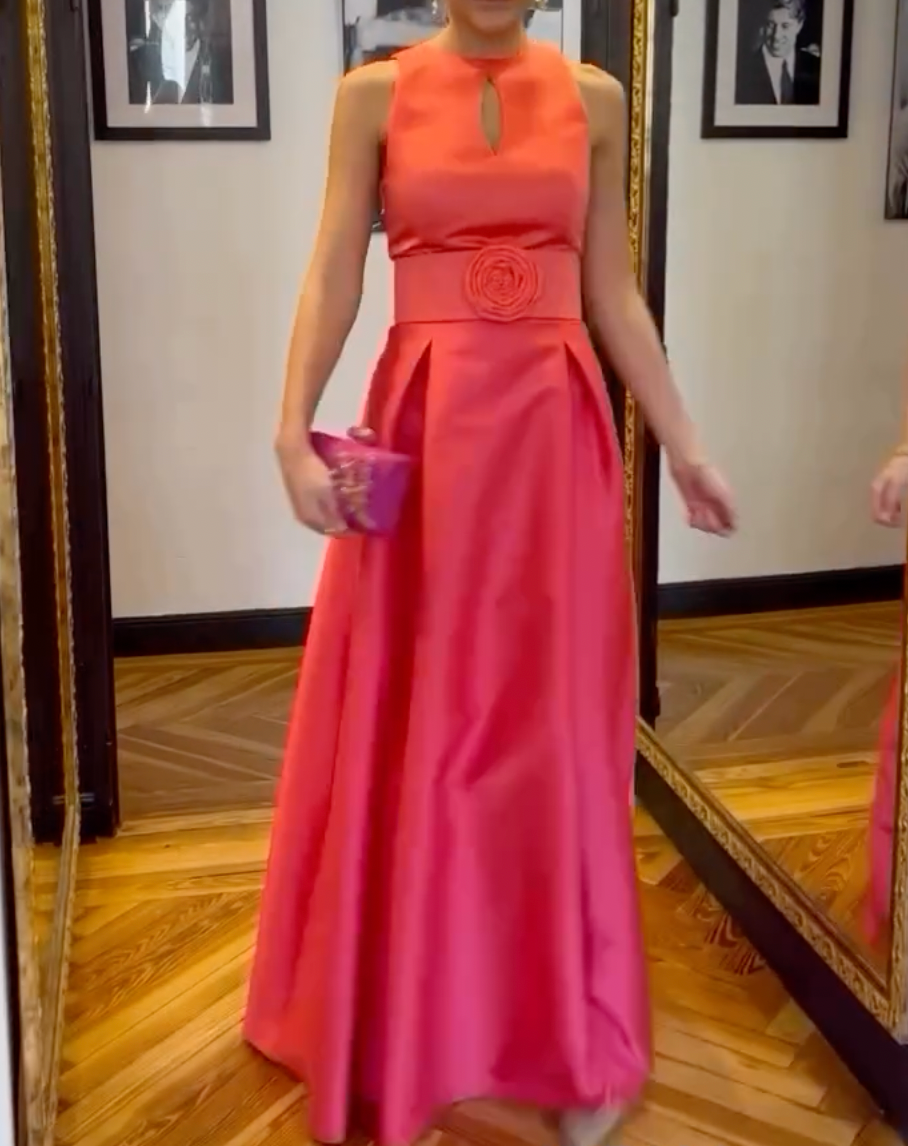 Stunning Red Sleeveless Maxi Dress