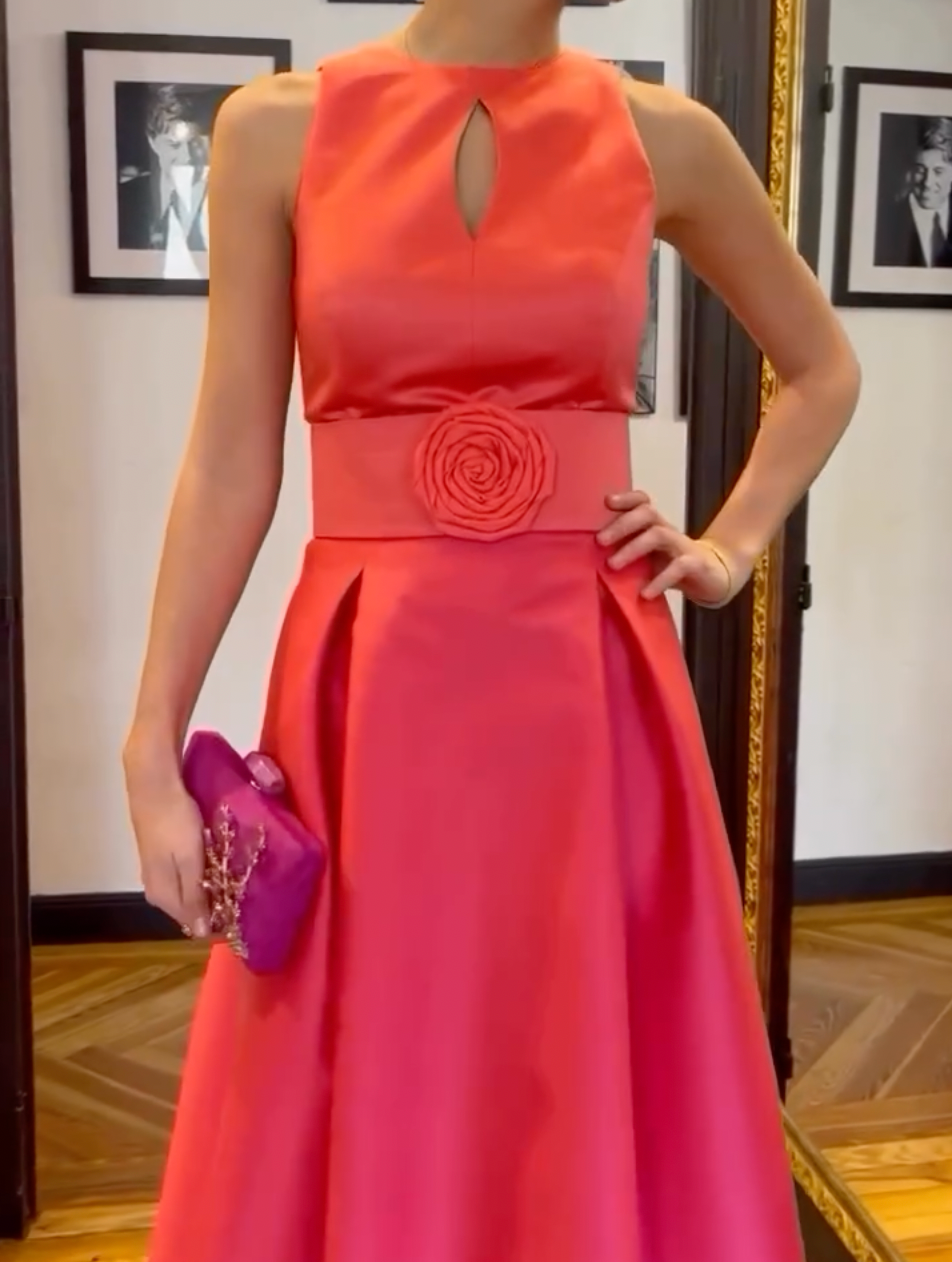 Stunning Red Sleeveless Maxi Dress