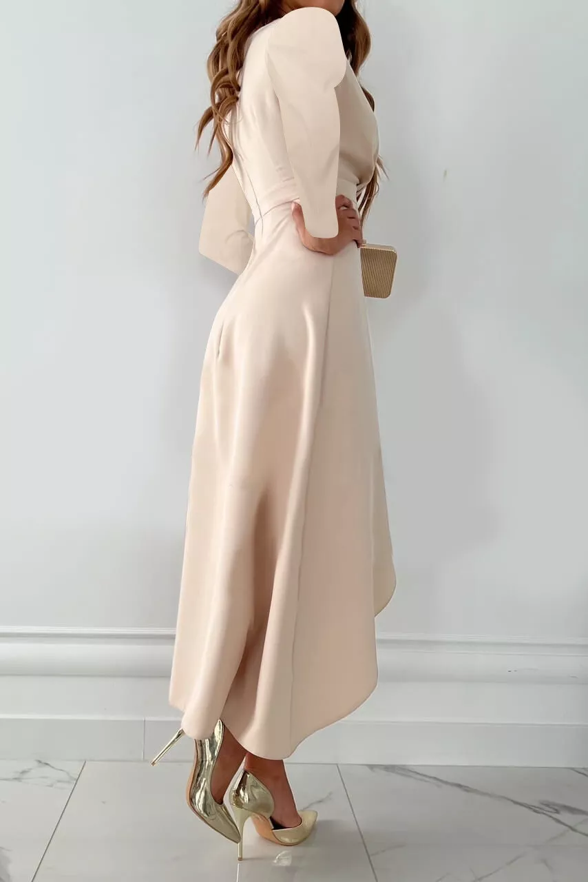 Chic Liliel Long Sleeve Midi Dress