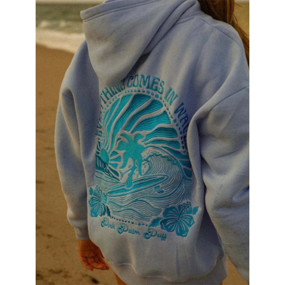 Cut Palm Puff Hoodie