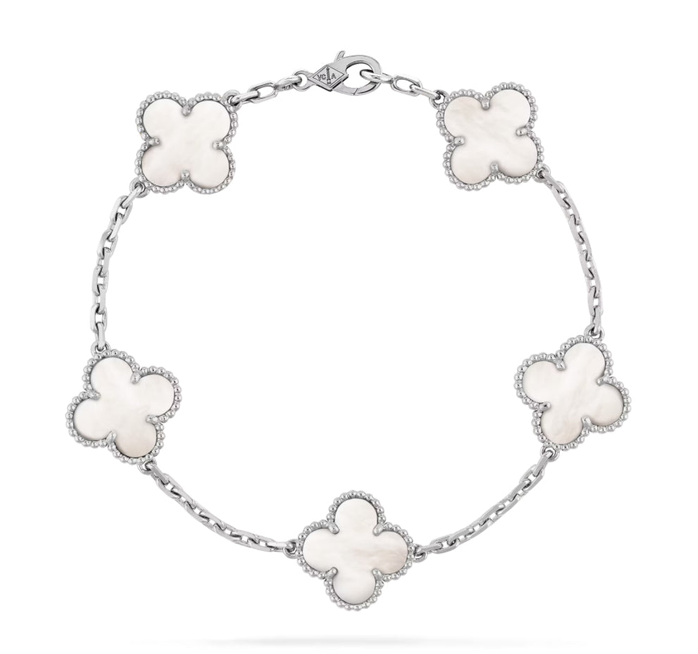 White Clover Bracelet - Silver