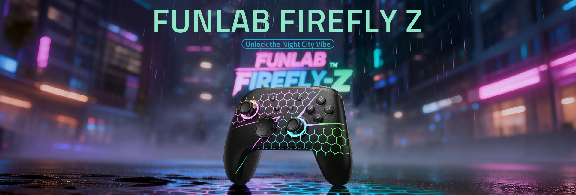 Neon Dreams: Introducing the FUNLAB Firefly Switch/Switch2 Pro Controller - Z-FUNLAB