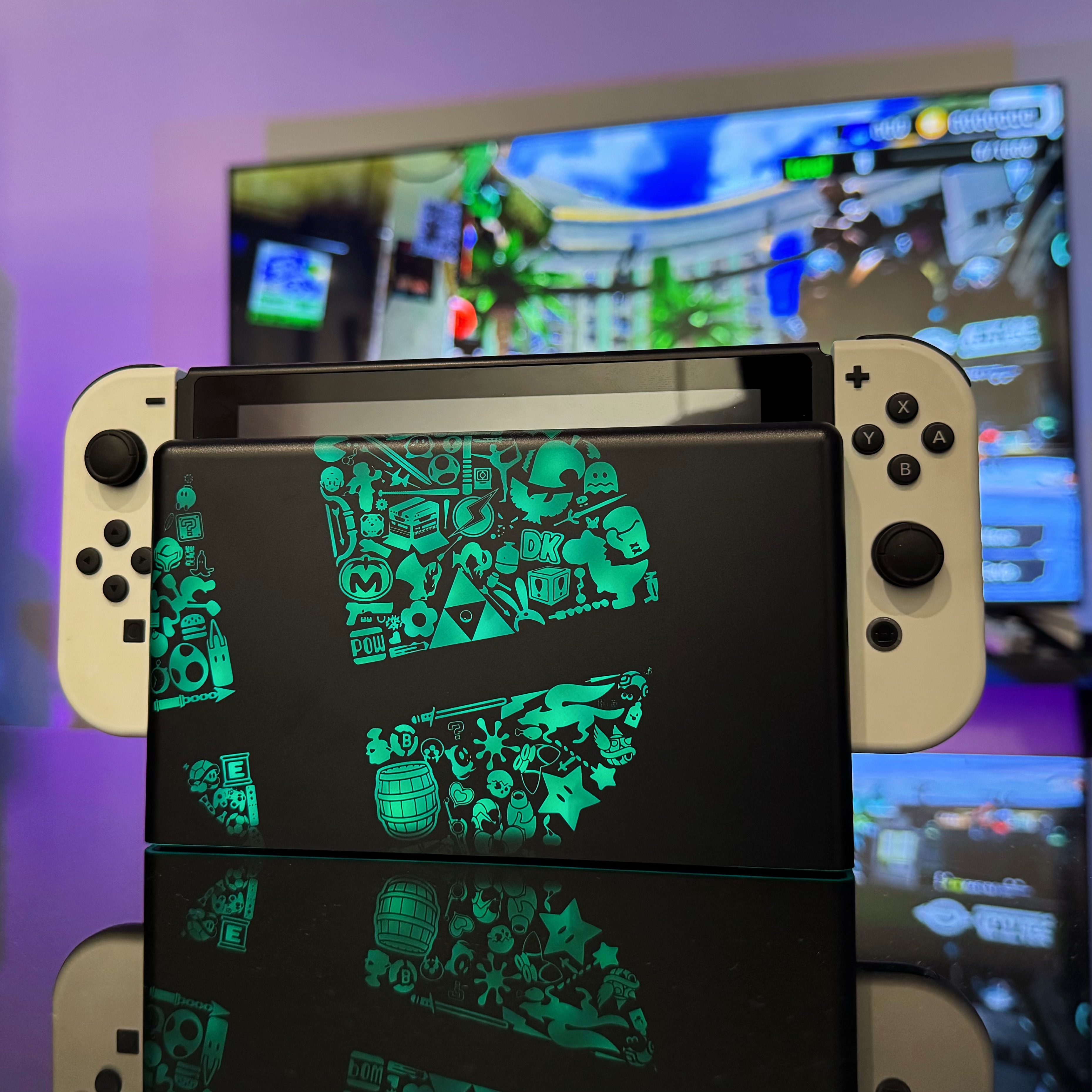 FUNLAB Lumindock can provide 4k 30HZ cast screen for switch gaming