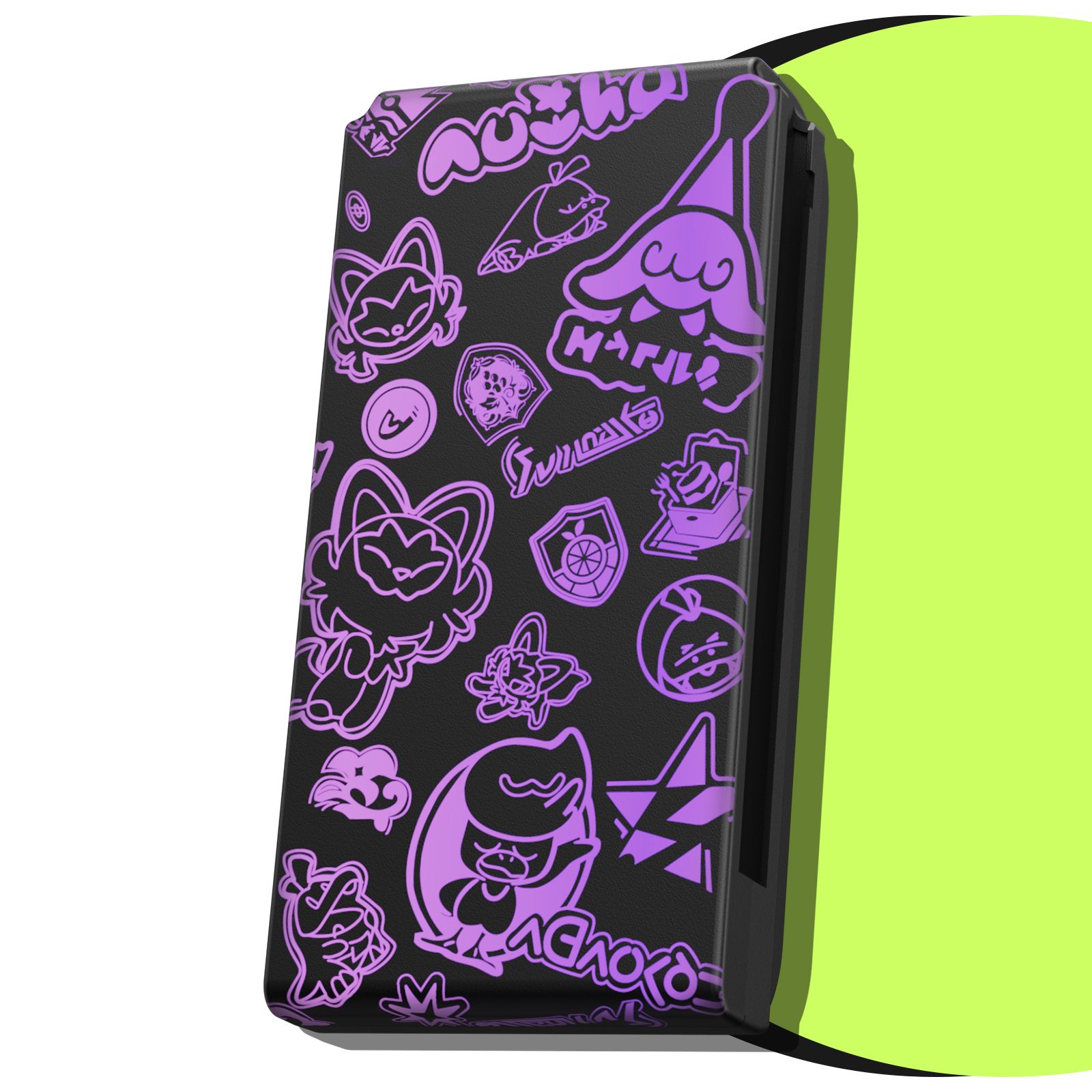 FUNLAB Lumingrip Joy-Con Charging Grip - Scarlet & Violet