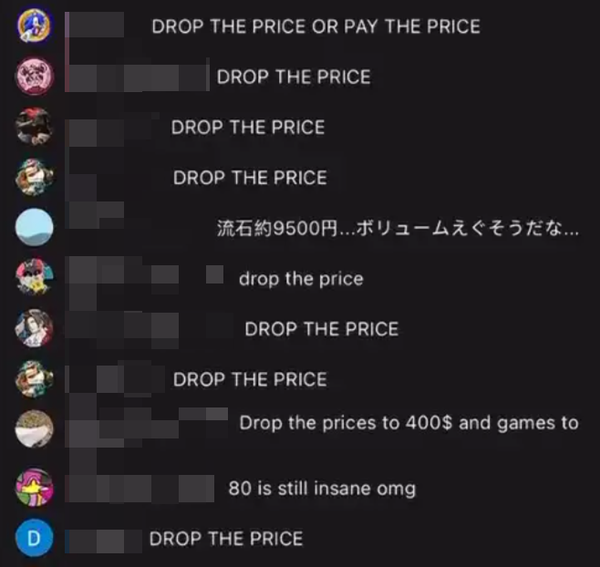 Drop the Nintendo Switch 2 price!