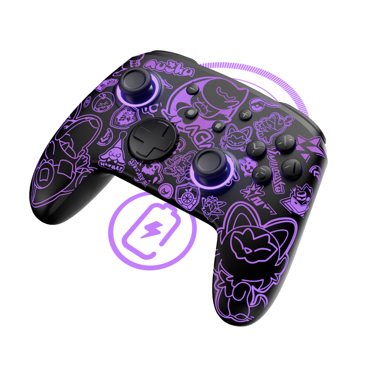 FUNLAB Firefly Pro Controller - Scarlet & Violet