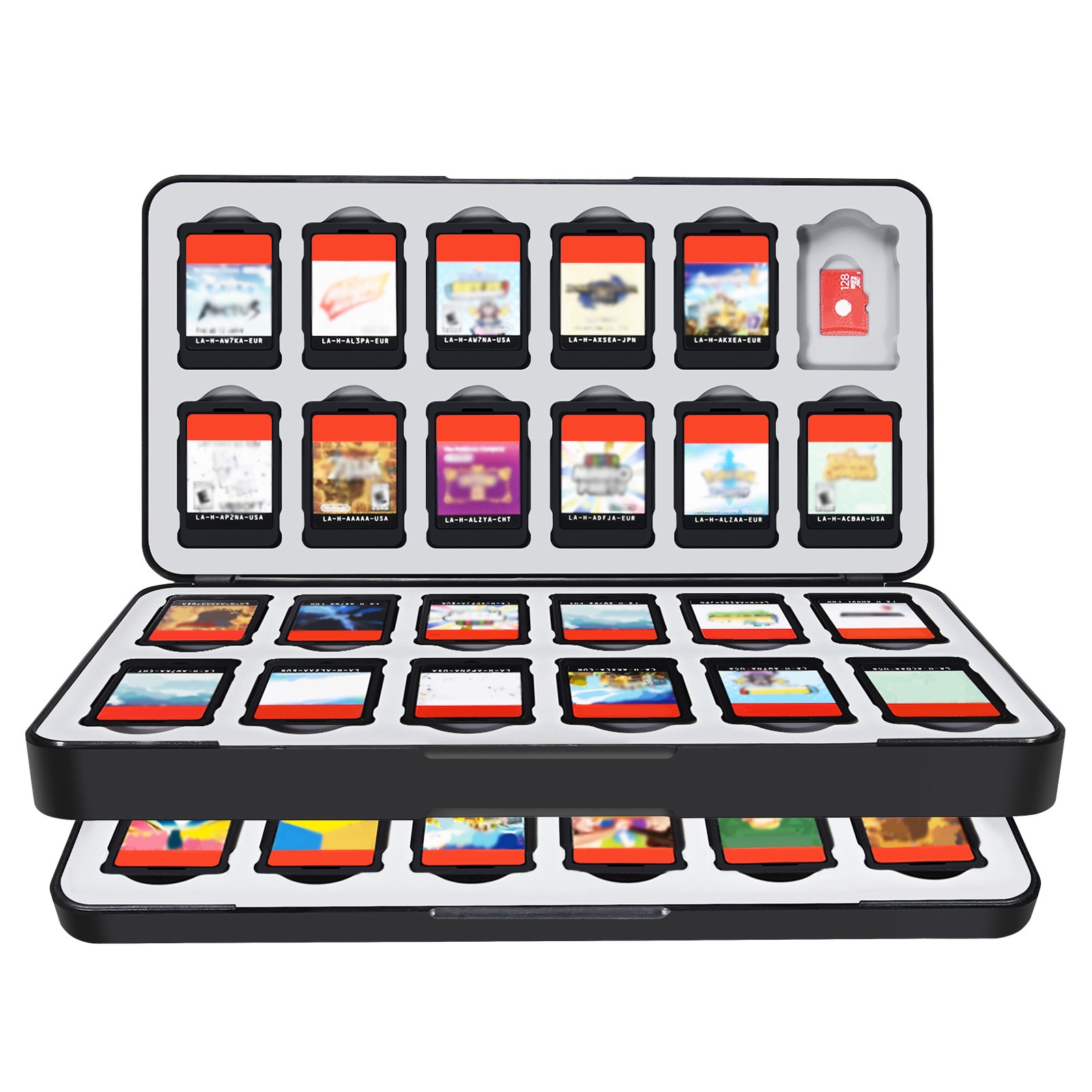 FUNLAB 48 Switch Game Cards Case - Black Eye
