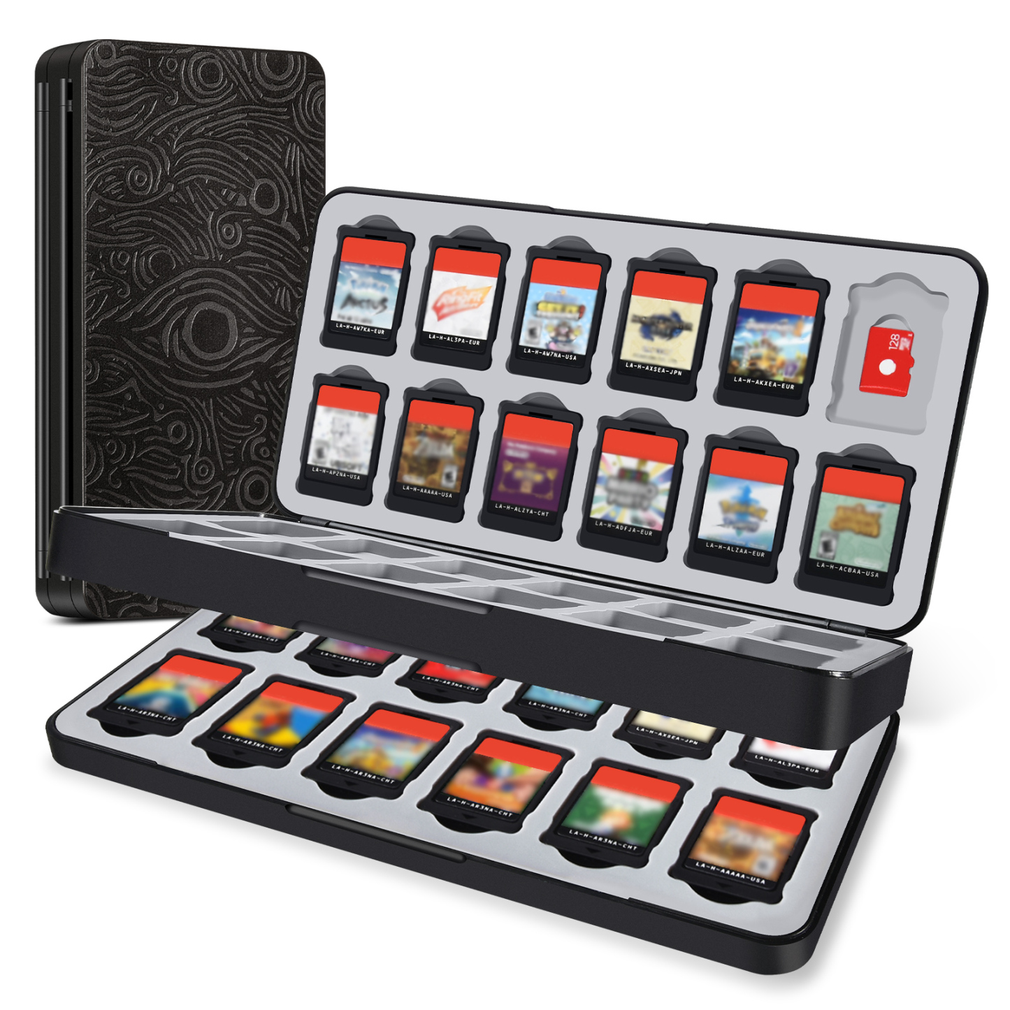 FUNLAB 48 Switch Game Cards Case - Black Eye