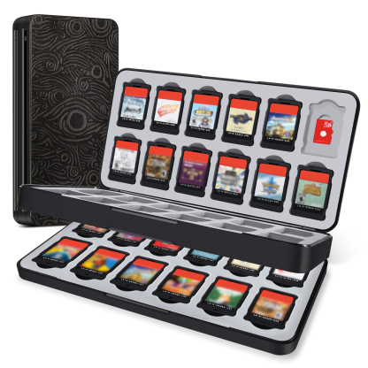 FUNLAB 48 Switch Game Cards Case - Black Eye