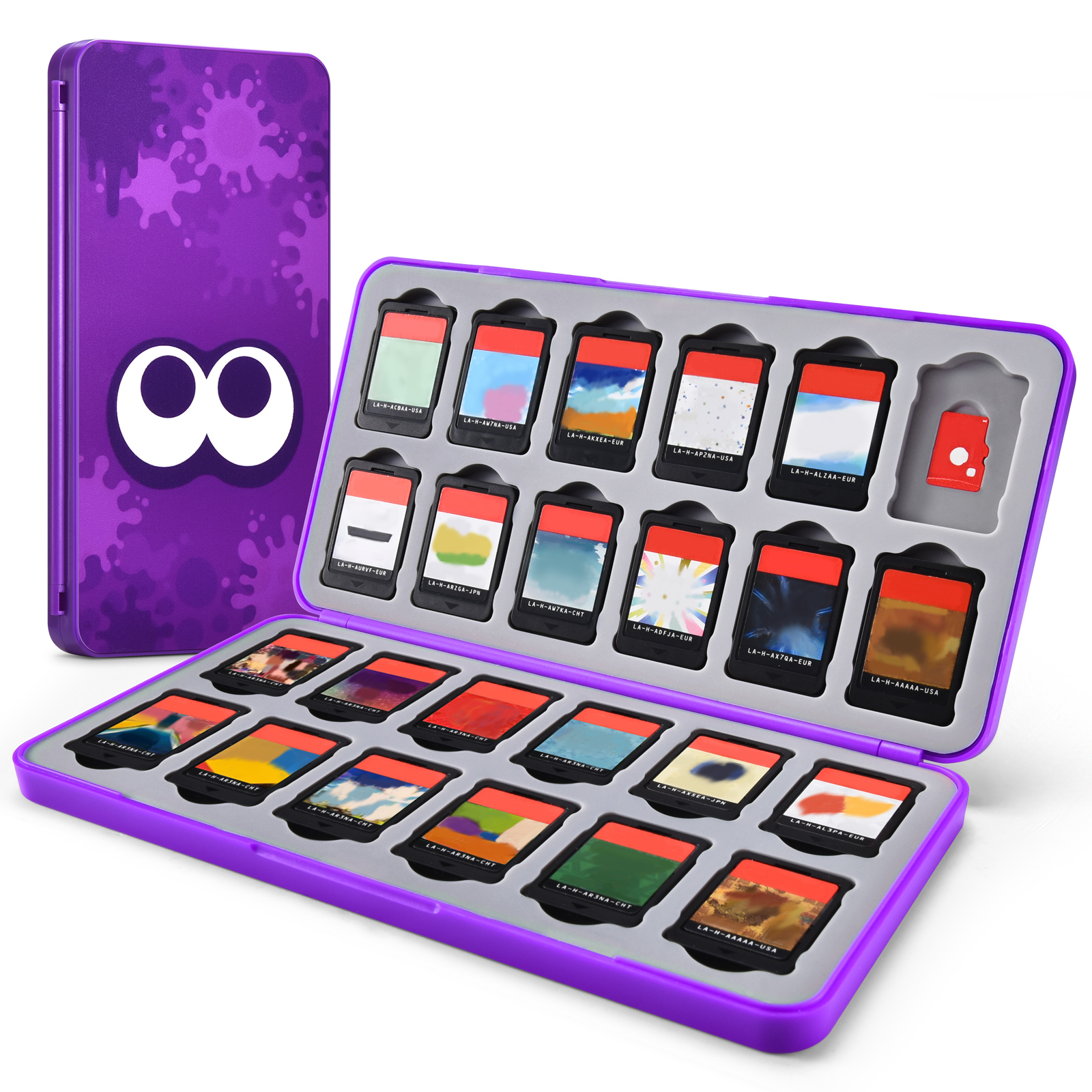 FUNLAB 24 Switch Game Cards Case - Ink Purple