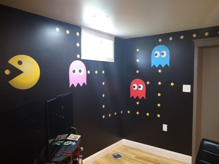 Game poom decor Pacman style