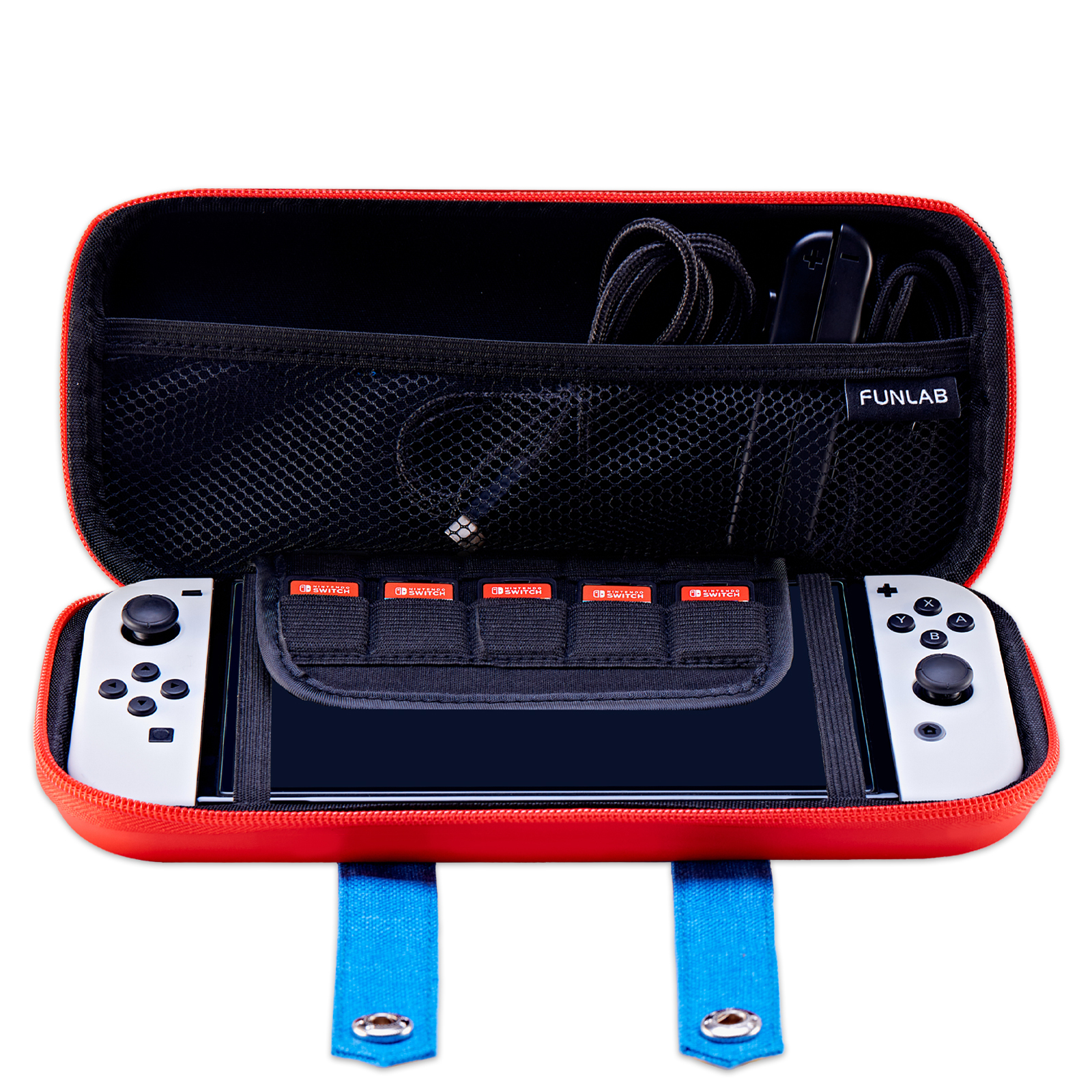 FUNLAB Games Guardian Switch Carrying Case - Overall Red