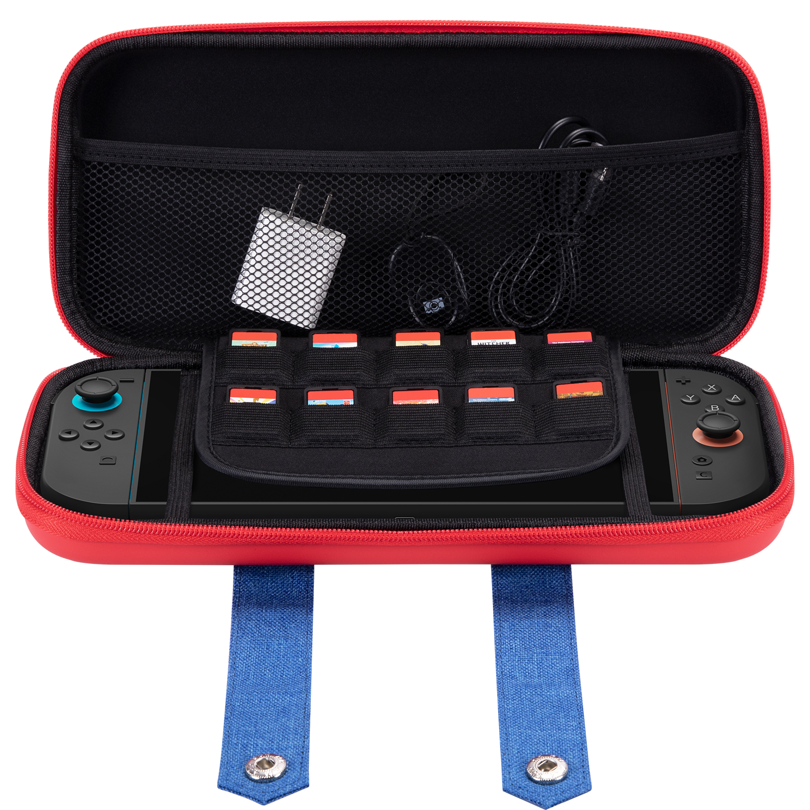 FUNLAB Funcase Switch 2 Carrying Case - Overall Red-FUNLAB