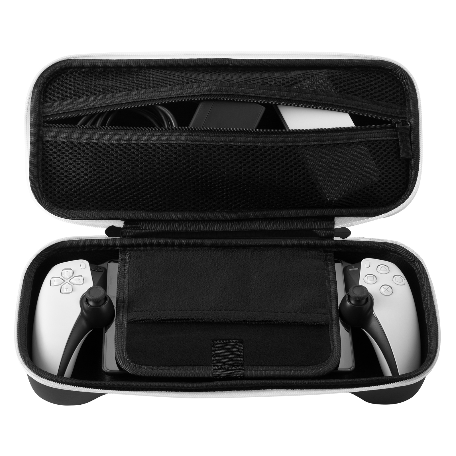 FUNLAB Games Guardian Playstation5 Portal Carrying Case - White-FUNLAB