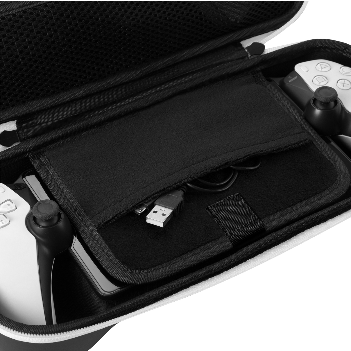 FUNLAB Games Guardian Playstation5 Portal Carrying Case - White