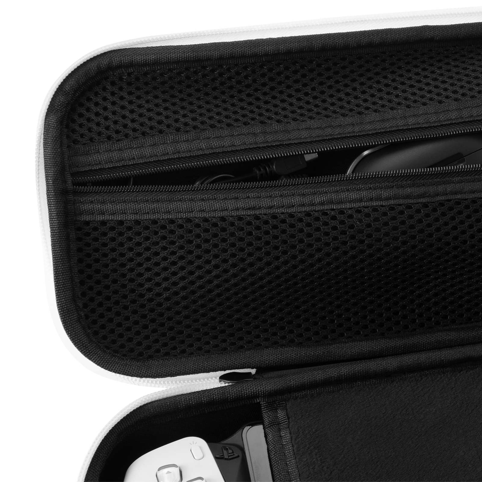 FUNLAB Games Guardian Playstation5 Portal Carrying Case - White-FUNLAB