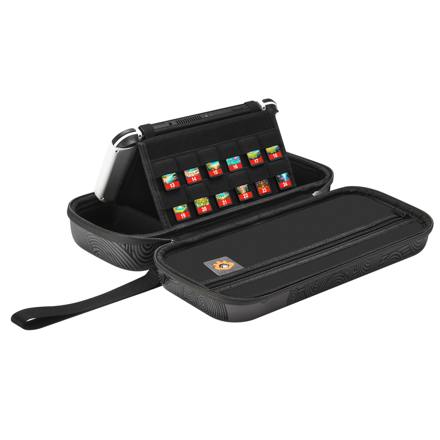 FUNLAB Games Guardian Switch Carrying Case with Joypad Storage - Black