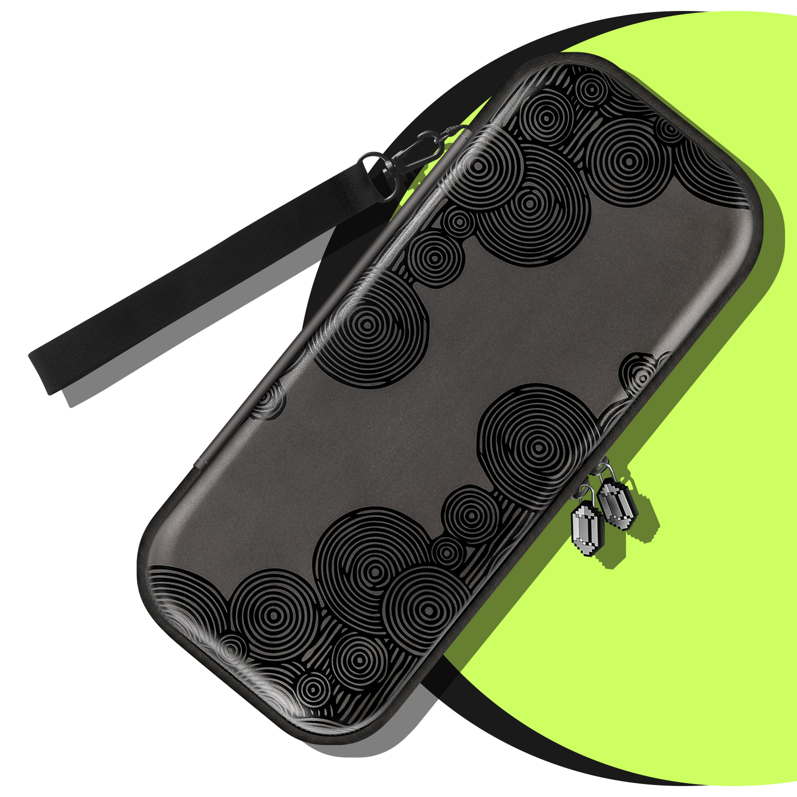 FUNLAB Games Guardian Switch Carrying Case with Joypad Storage - Black