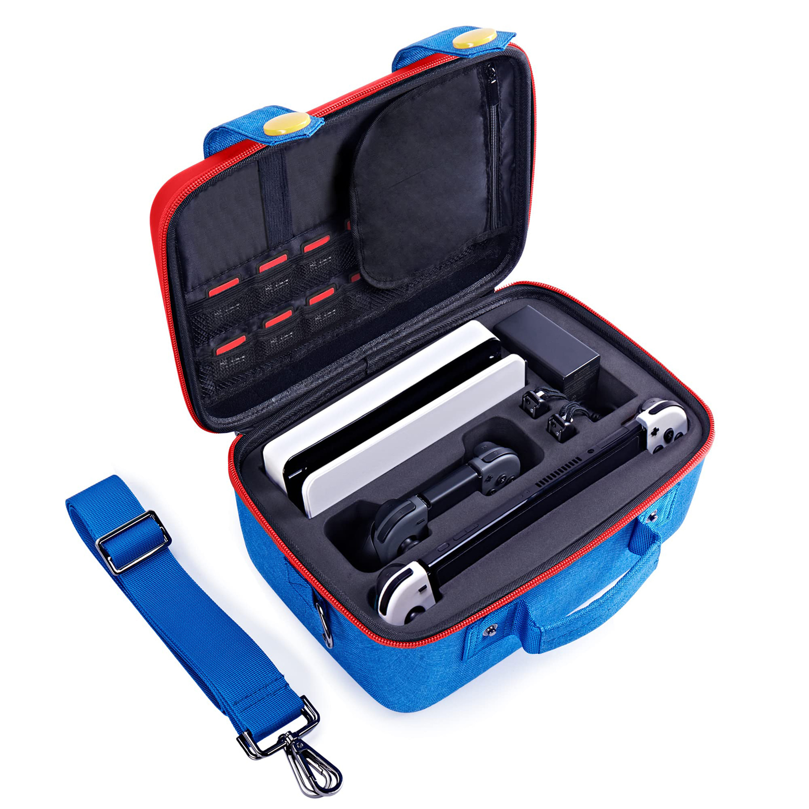 FUNLAB Games Guardian Switch Travel Case - Overall Red