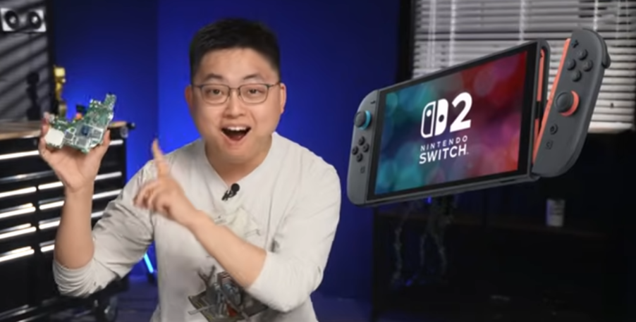 Geekerwan and Nintendo Switch 2 motherboard