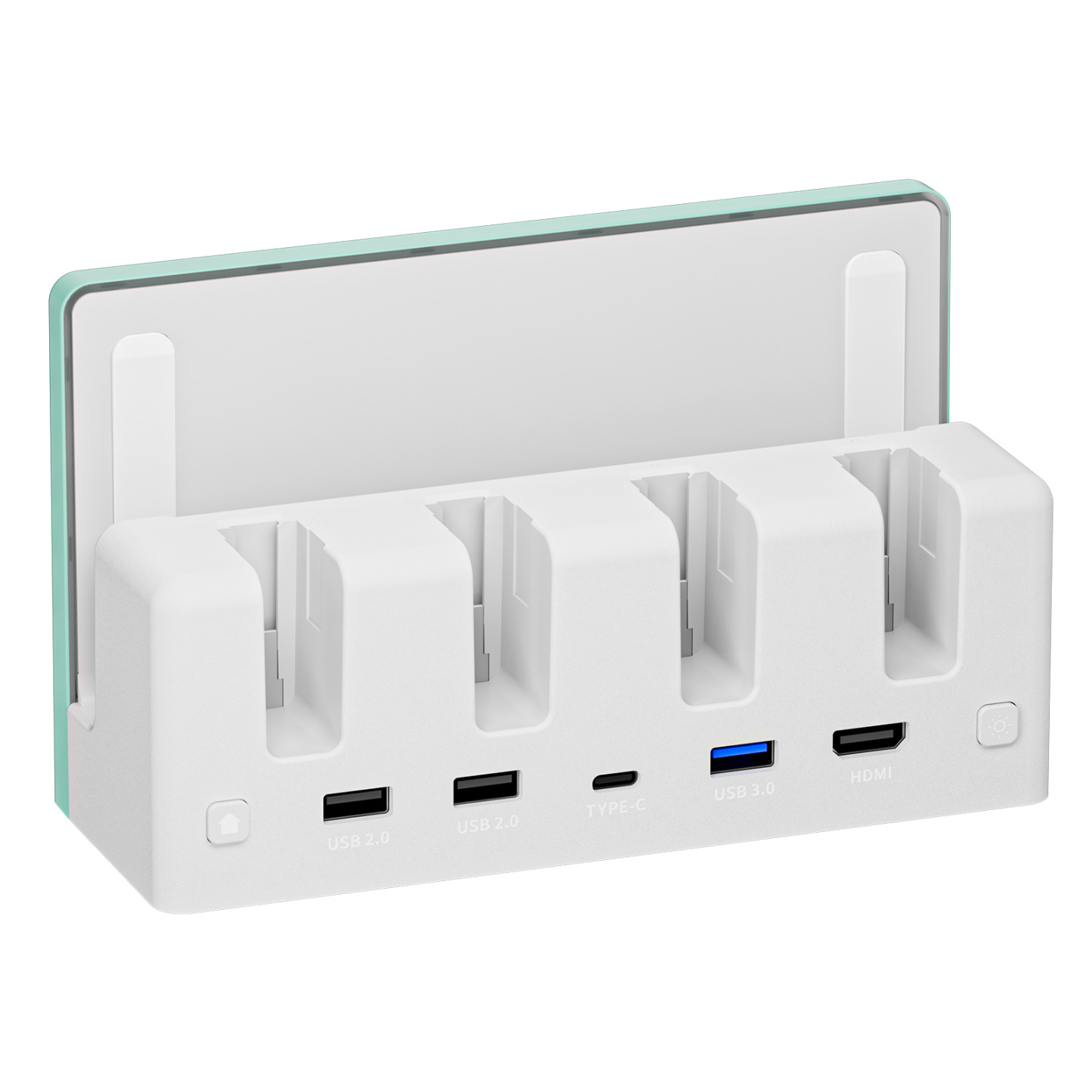 FUNLAB Lumindock Switch Docking Station with Joy-Con Charger - New Leaf