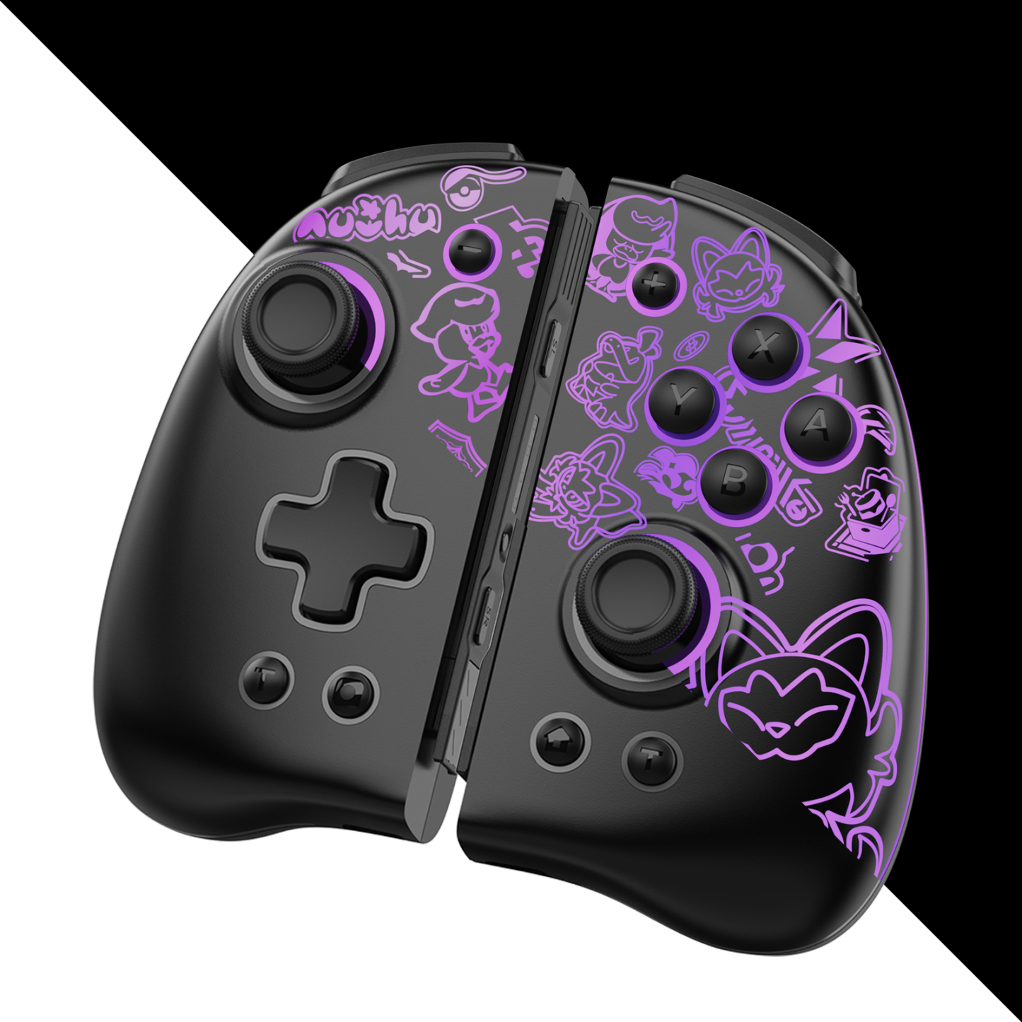 FUNLAB Luminous Joy-pad - Scarlet & Violet