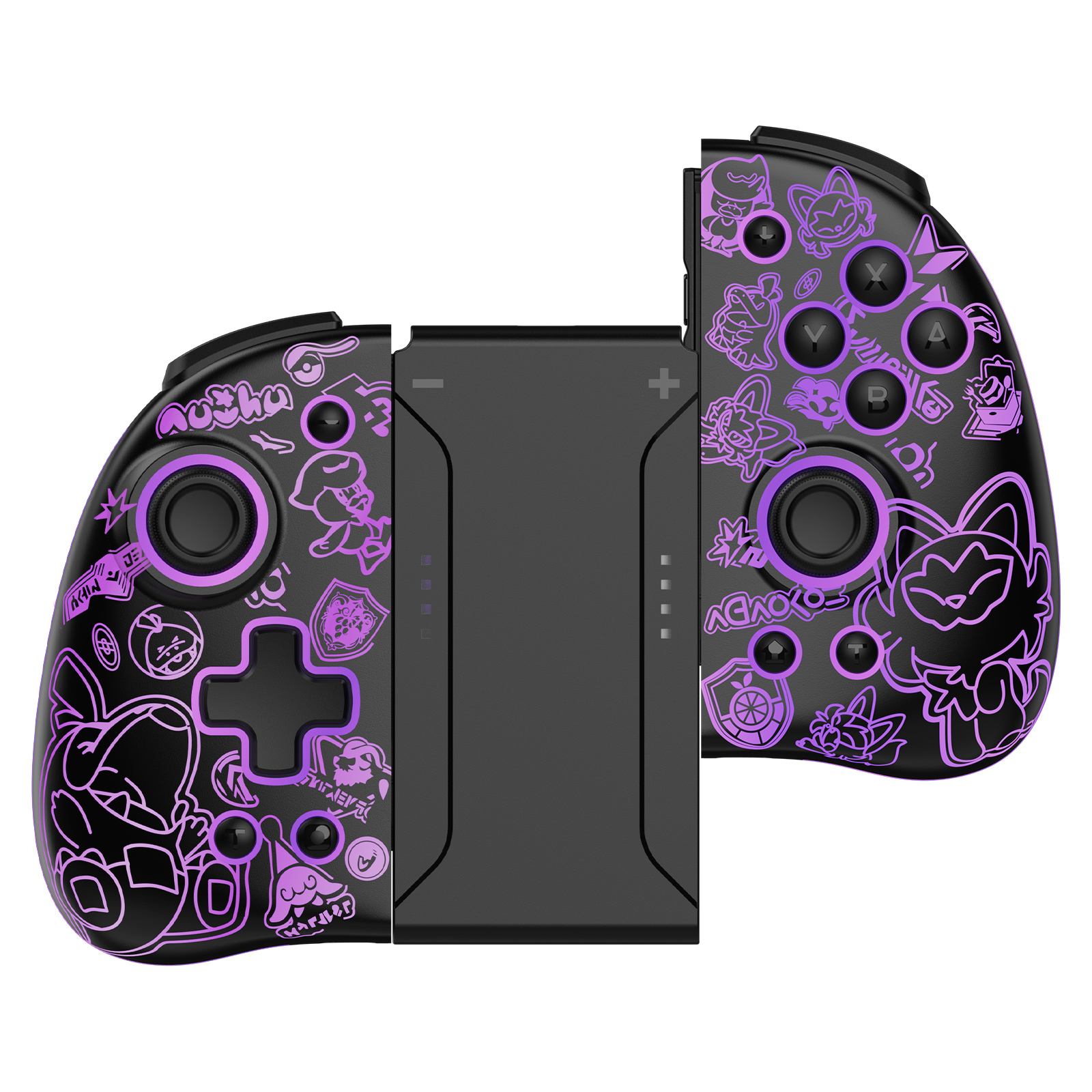 FUNLAB Luminous Joy-pad - Scarlet & Violet