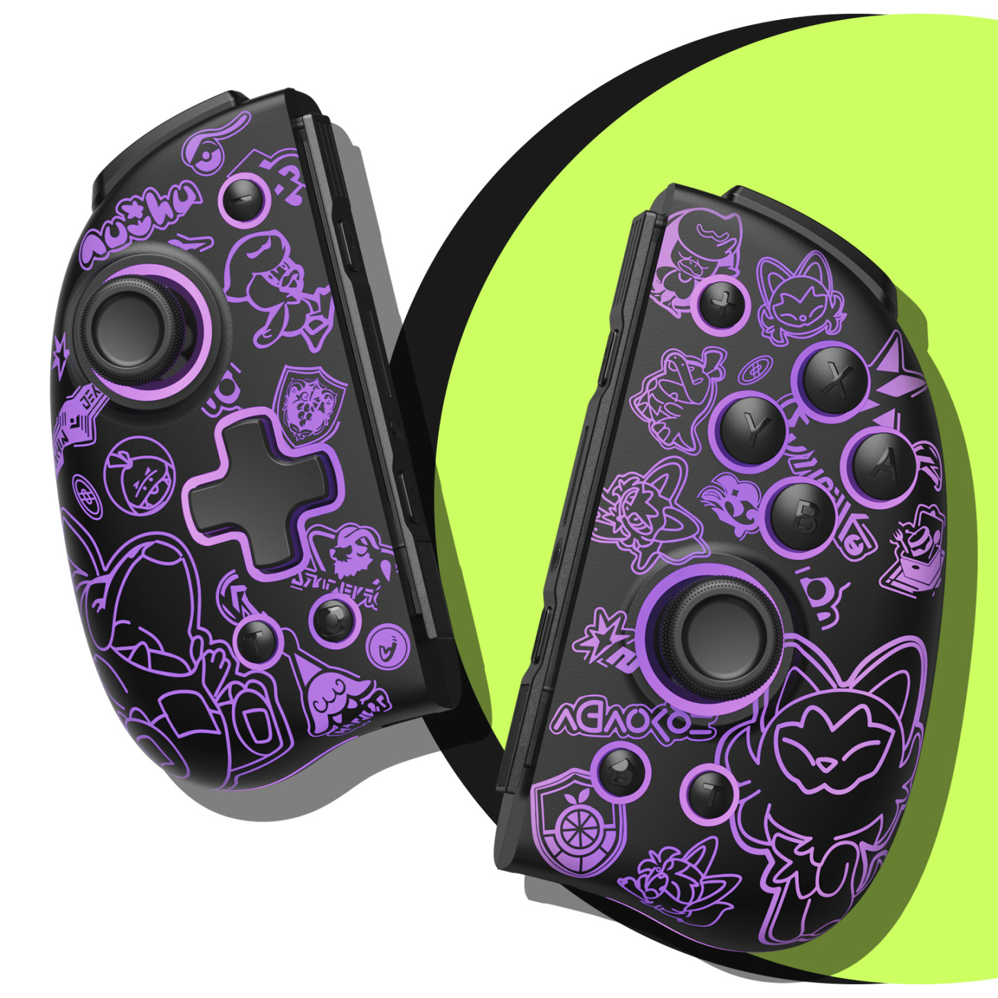FUNLAB Luminous Joy-pad - Scarlet & Violet