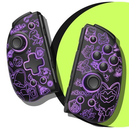 FUNLAB Luminous Joy-pad - Scarlet & Violet