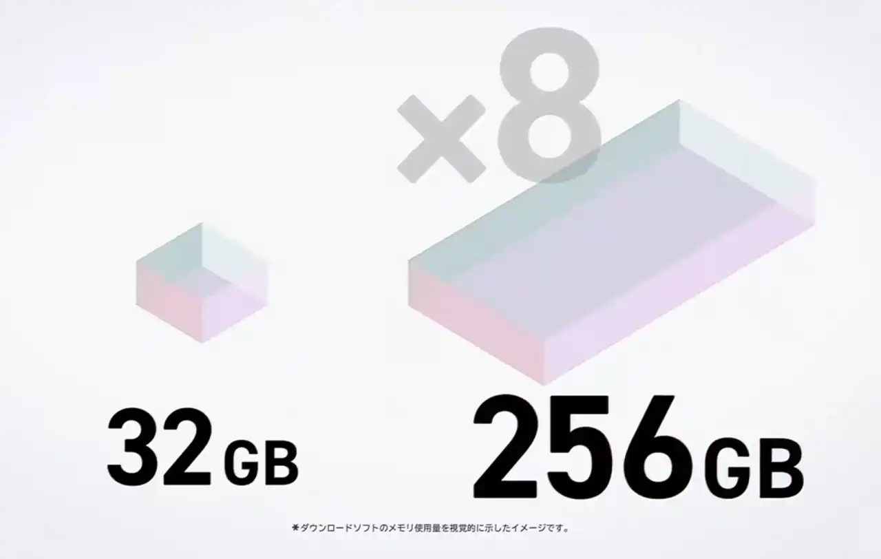 Nintendo Switch 2 256GB storage