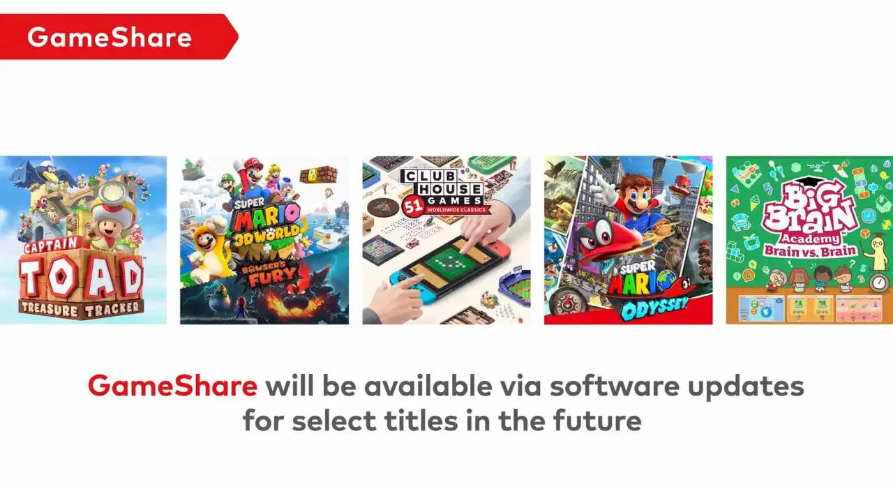 Nintendo Switch 2 game share games