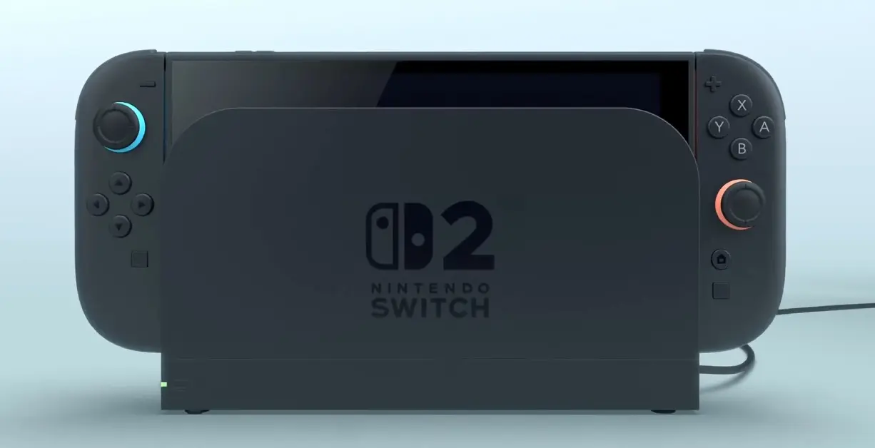 Nintendo Switch2 on dock