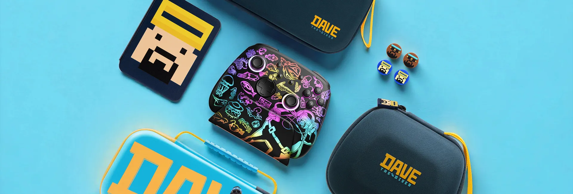 Dave the Diver controller and accessory collection