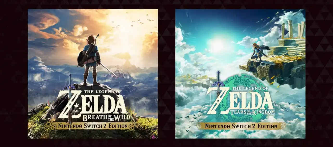 The Legend of Zelda Breath of the Wild Tears of the Kingdom Switch 2 Edition