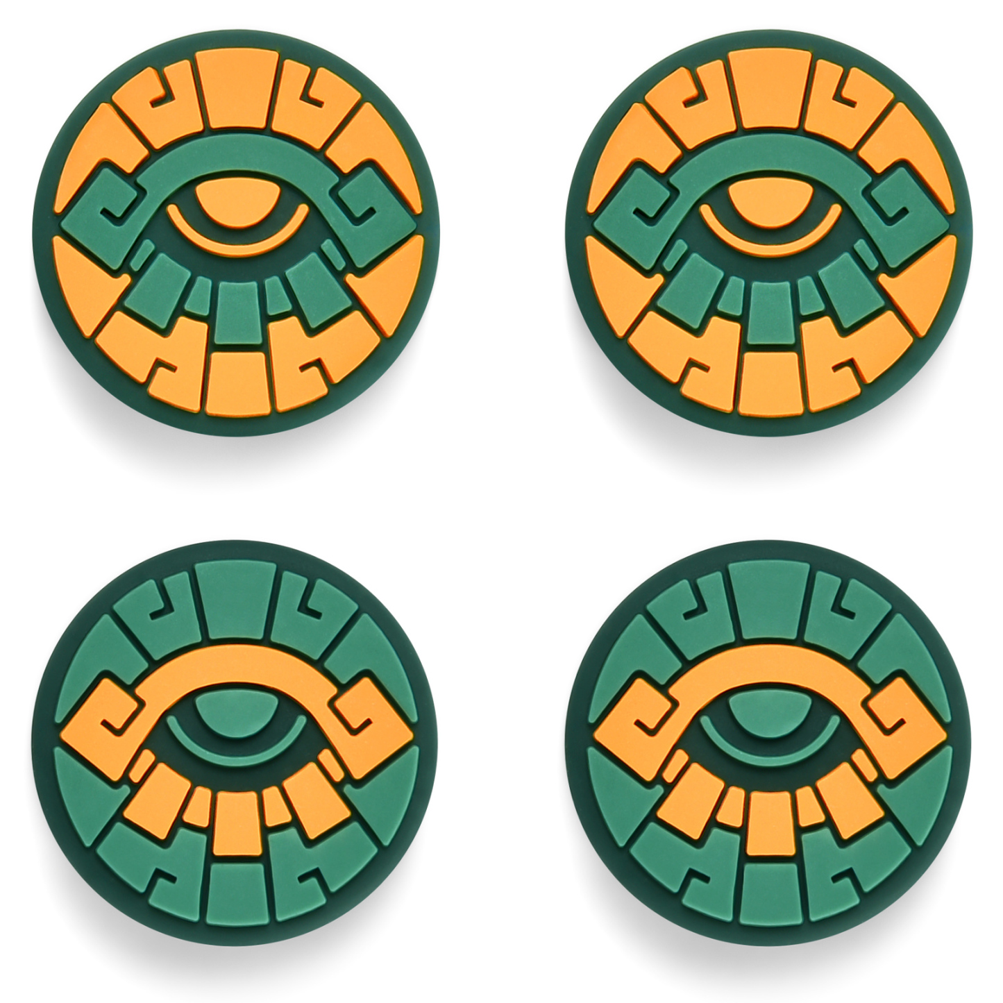 FUNLAB Switch Thumb Grips - Green & Yellow Eyes