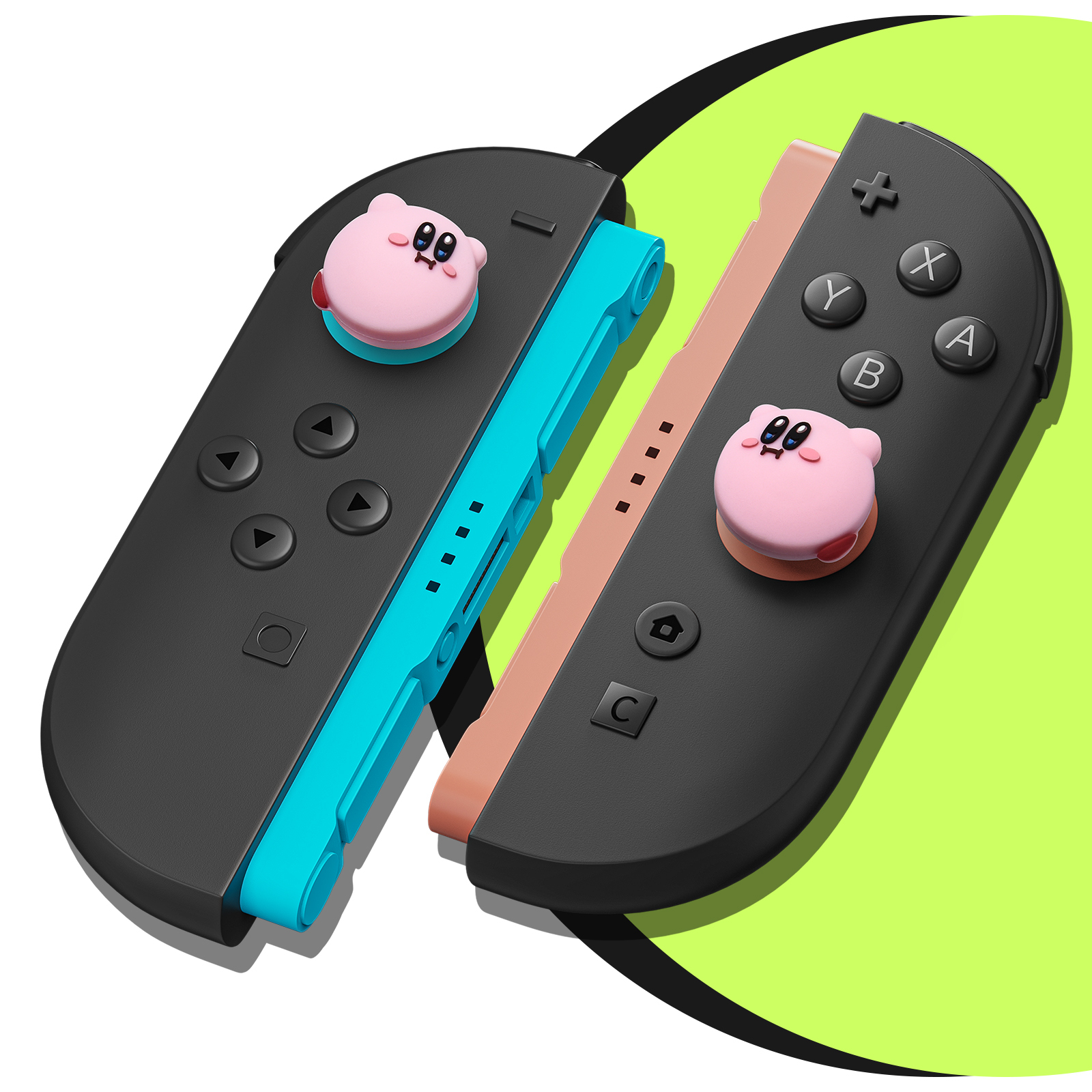FUNLAB Switch 2 Thumb Grips - Puffy Pink