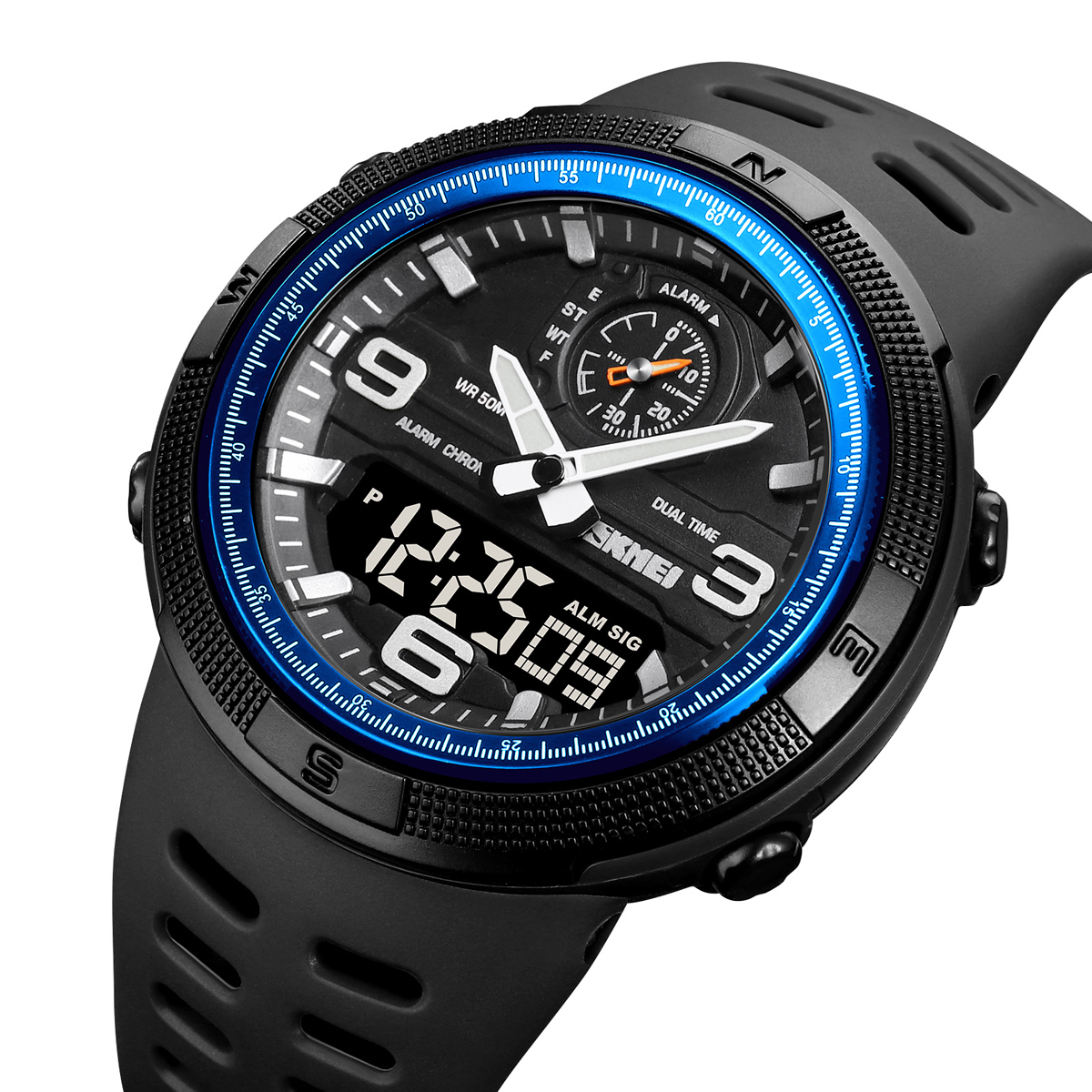 SKMEI 1655 Popular Dual Time Digital Watch